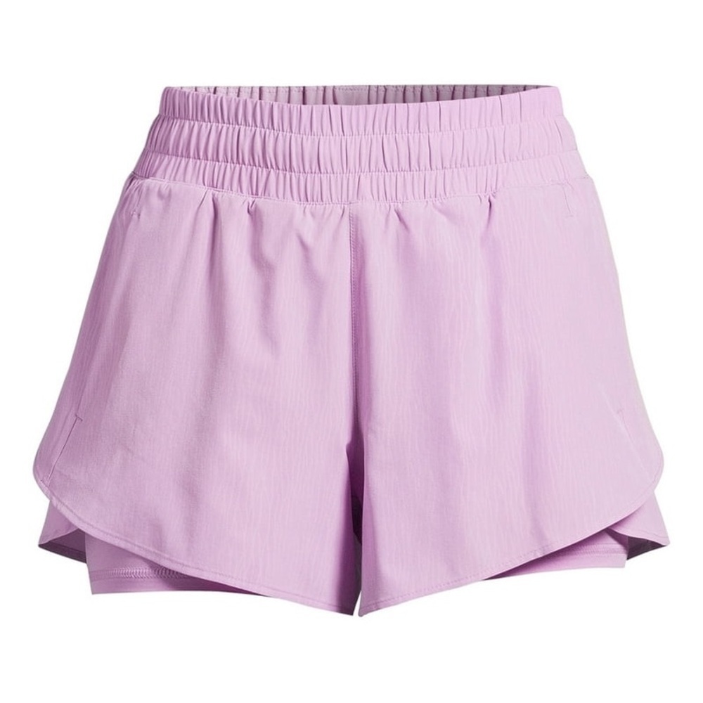 Set of 2 Avia Light Purple and Black Athletic Shorts Bundle Women’s Size Large